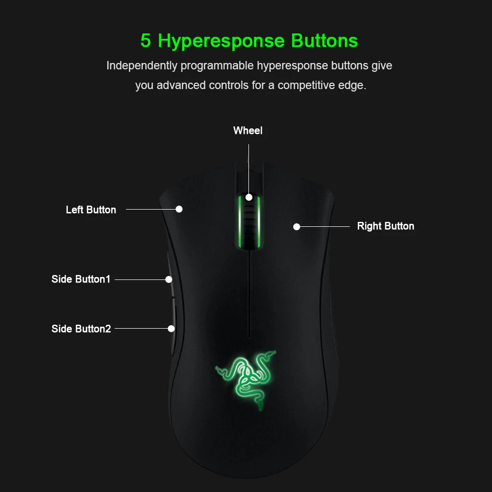 Razer Series DeathAdde Essential, Mamba Elite,Tournament Edition ,Razer Basilisk V3 ESports Wired Mouse