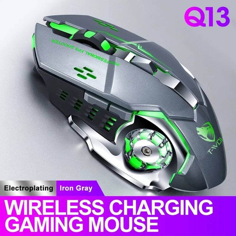 New Wireless Mouse Charging Gaming Mouse Mute Backlit Mouse Mechanical Ergonomic Optical Computer Accessories for Pc Laptop